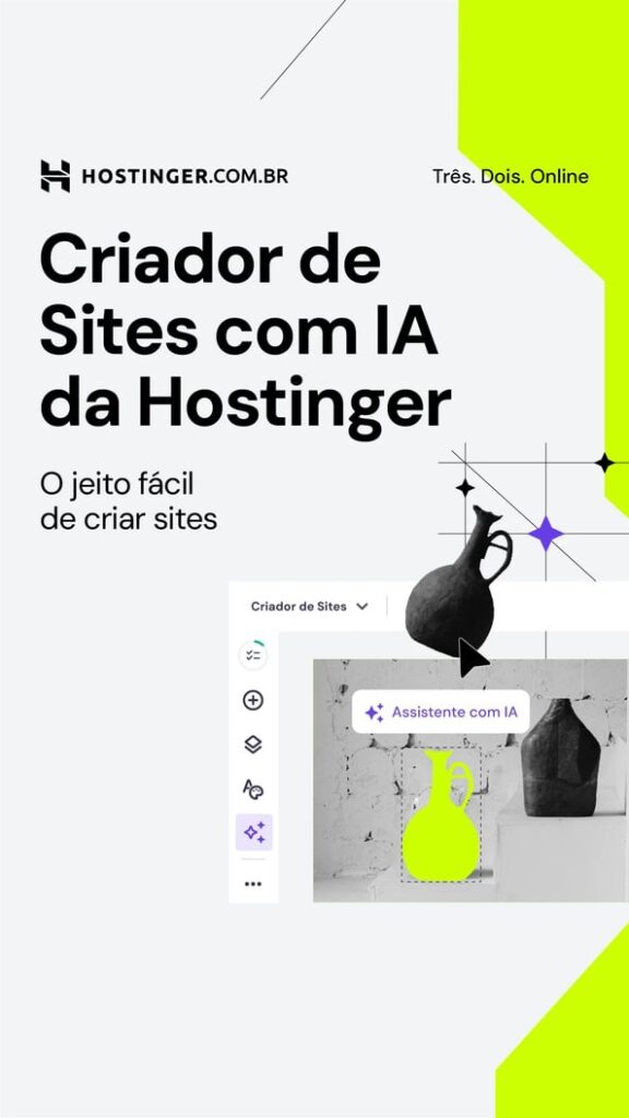 yamidia internet hostinger criador de sites com ia