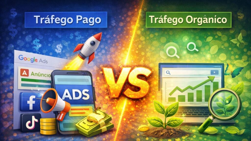 comparação entre estratégias digitais