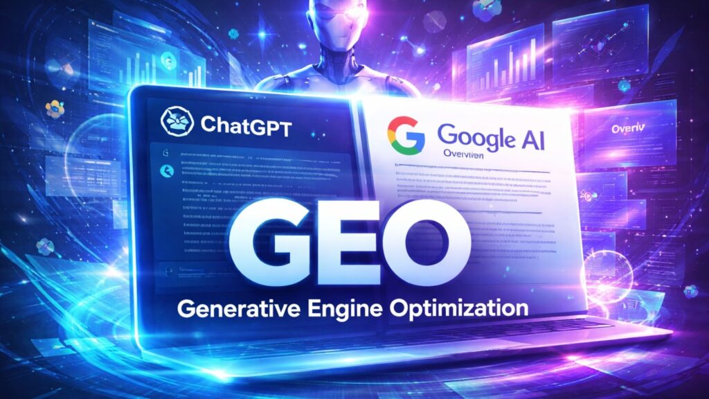 Entenda o que é GEO — Generative Engine Optimization — e por que seu negócio precisa aparecer nas respostas do ChatGPT, Google AI Overview e Gemini agora. Guia prático para empreendedores.